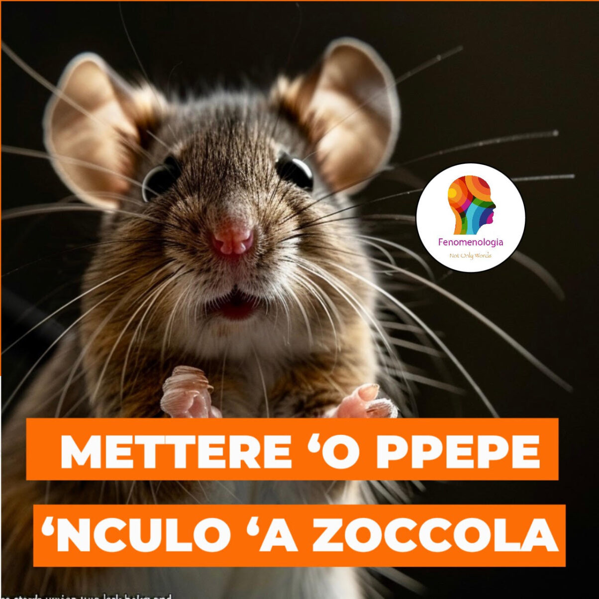 mettere 'o ppepe nculo 'a zoccola